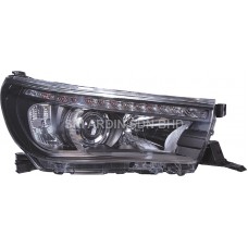 Toyota Hilux Revo 15- Black Projector Headlamp w LED